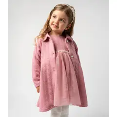 LIMONADA - Vestido bebé 2 piezas cherry