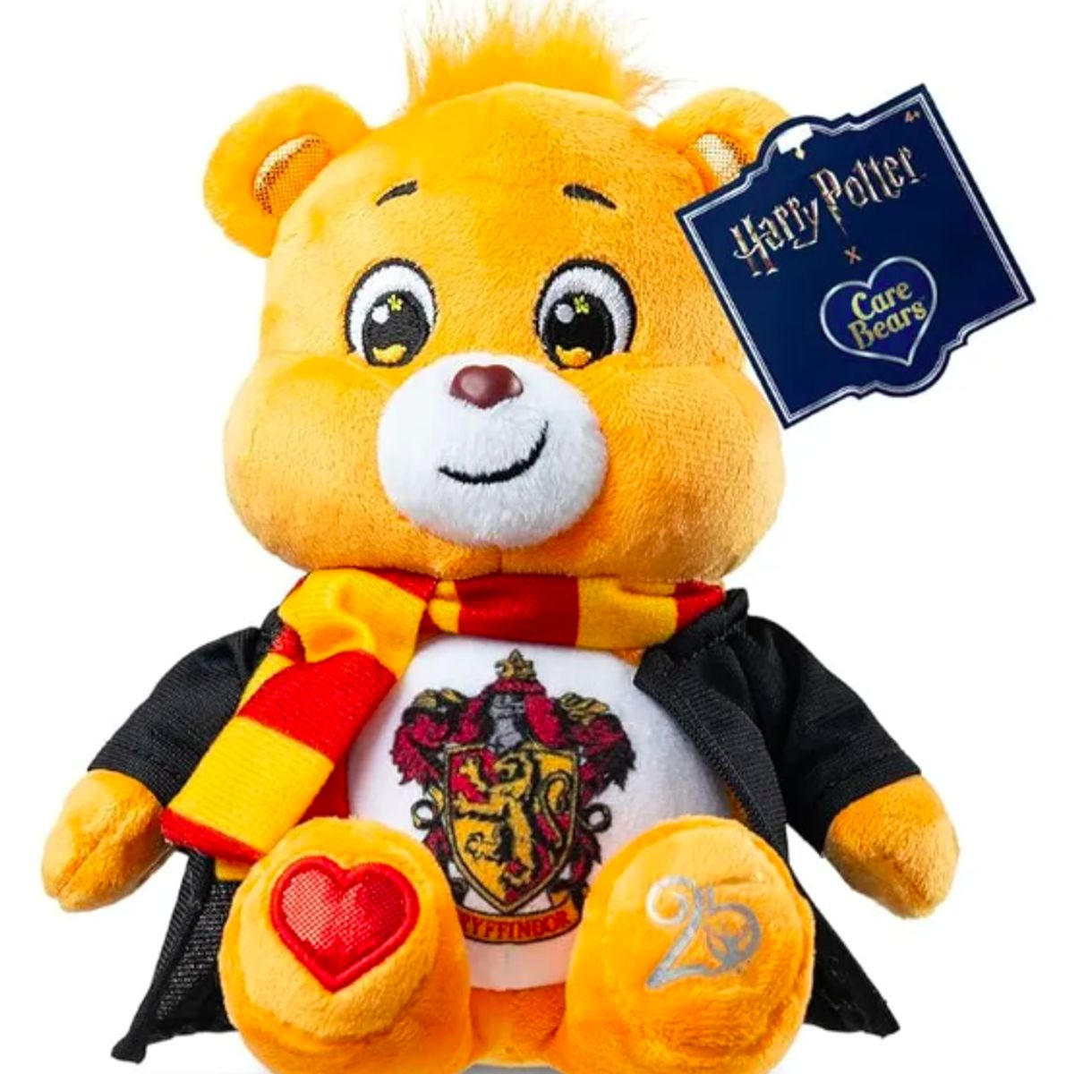HARRIS - Peluche Oso Cariñosito Serie Harry Potter 25 Años Edicion Limitada Naranja Claro