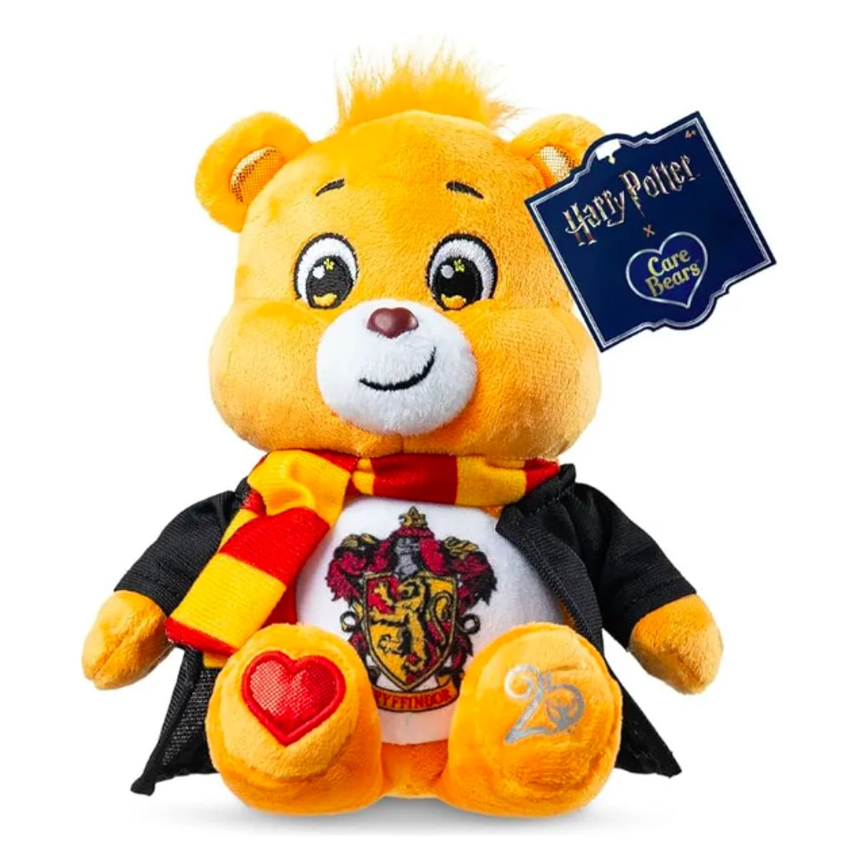 HARRIS - Peluche Oso Cariñosito Serie Harry Potter 25 Años Edicion Limitada Naranja Claro