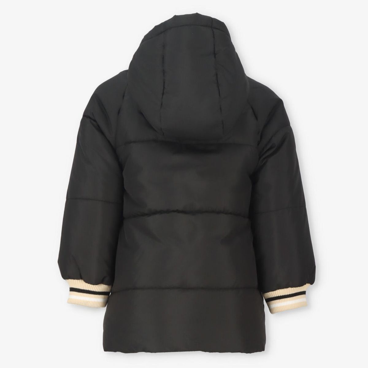 BLACK AND BLUE - Parka niño repelente al agua negro Black and blue