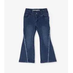 LIMONADA - Jeans bebé acampanados denim azul