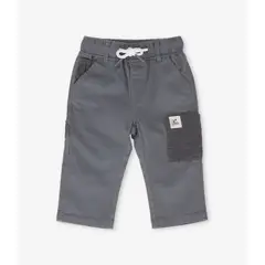 BLACK AND BLUE - Pantalon bebé baggy marengo