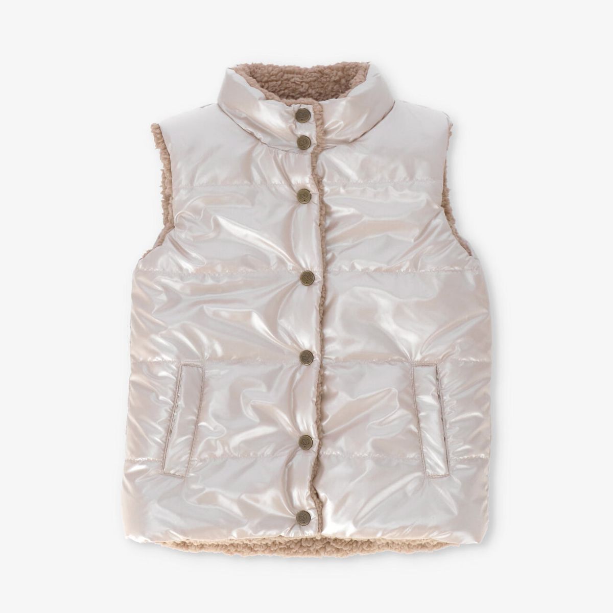LIMONADA - Parka niña reversible beige Limonada