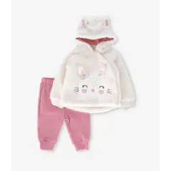 LIMONADA - Buzo recién nacida con conejo cherry