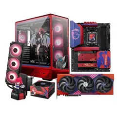 MSI - Kit Ensamble Armado Pc MLG EDITION: B850, RTX 5070 Ti, Case ATX, AIO 360, 850w+ Gold