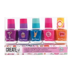 GENERICO - Set Esmalte de Uñas Cambia de Color Create It