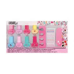 GENERICO - Set Arte de Uñas con Pegatinas Create It