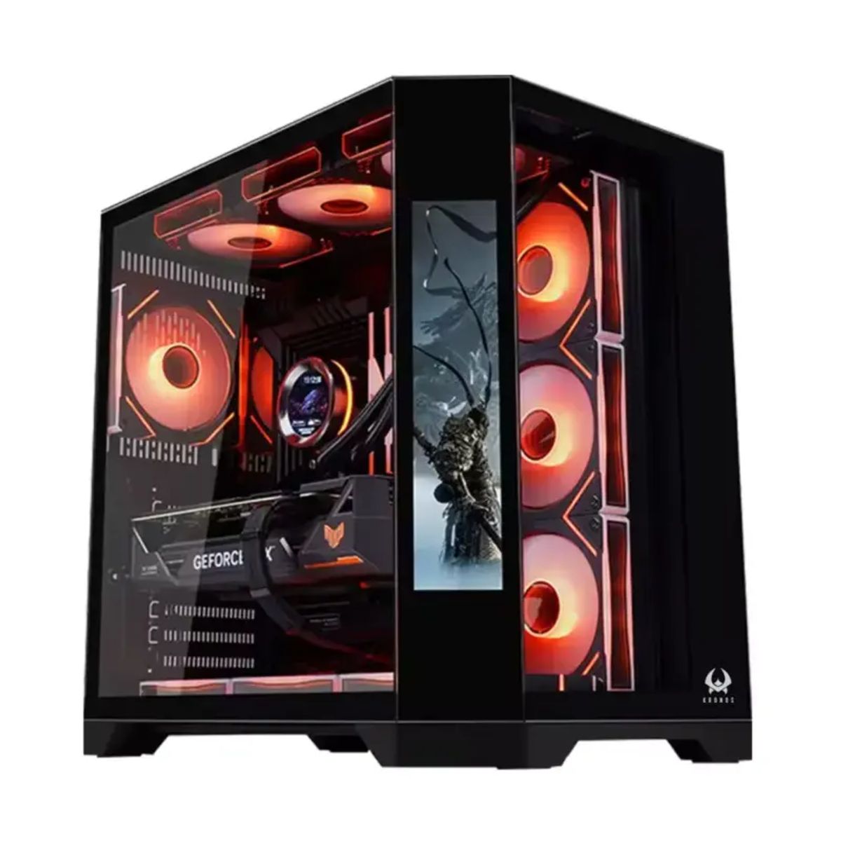 KRONOS - Gabinete Gamer Kronos Dreamer Plus Pantalla Led Vidrio Templado ATX