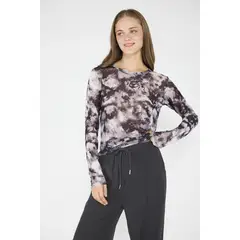 ECLIPSE - Polera Mesh Ignacia Gris