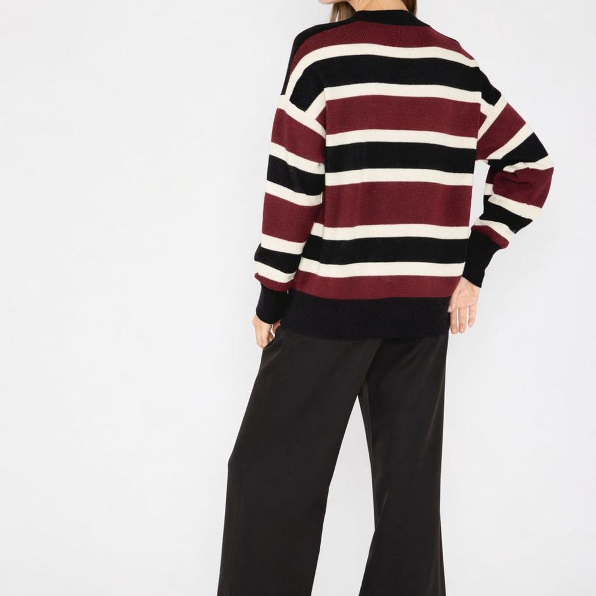 ECLIPSE - Sweater Rayas Pascal Crudo