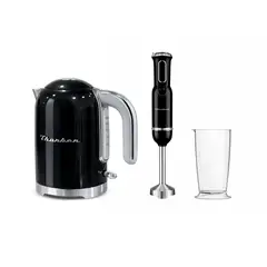 THORBEN - Kit Hervidor + Minipimmer Retro Style Black