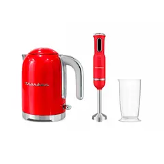 THORBEN - Kit Hervidor + Minipimmer Retro Style Red