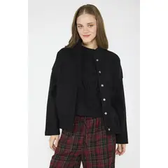 ECLIPSE - Chaqueta Bomber Alison Negro