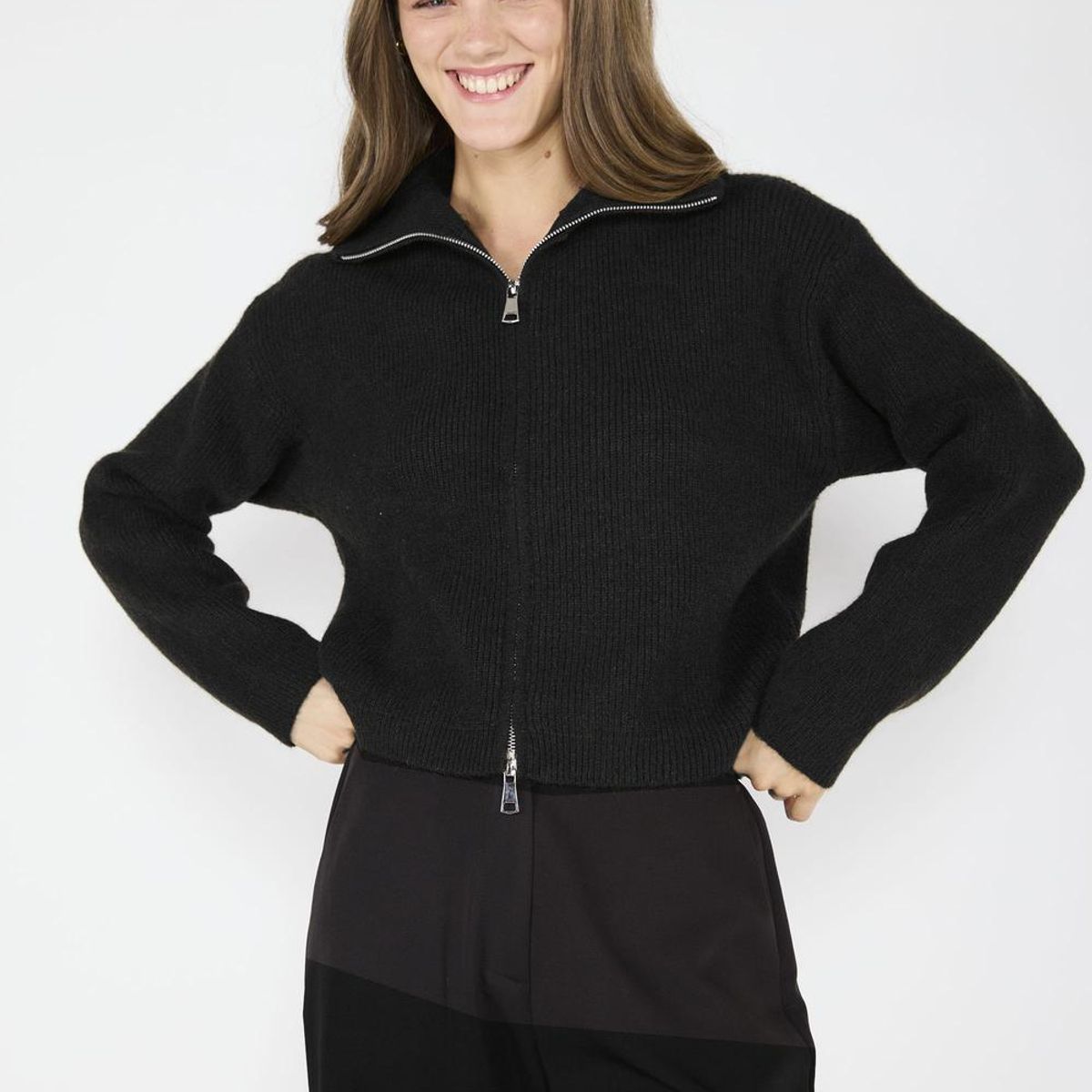 ECLIPSE - Sweater Blanca Negro