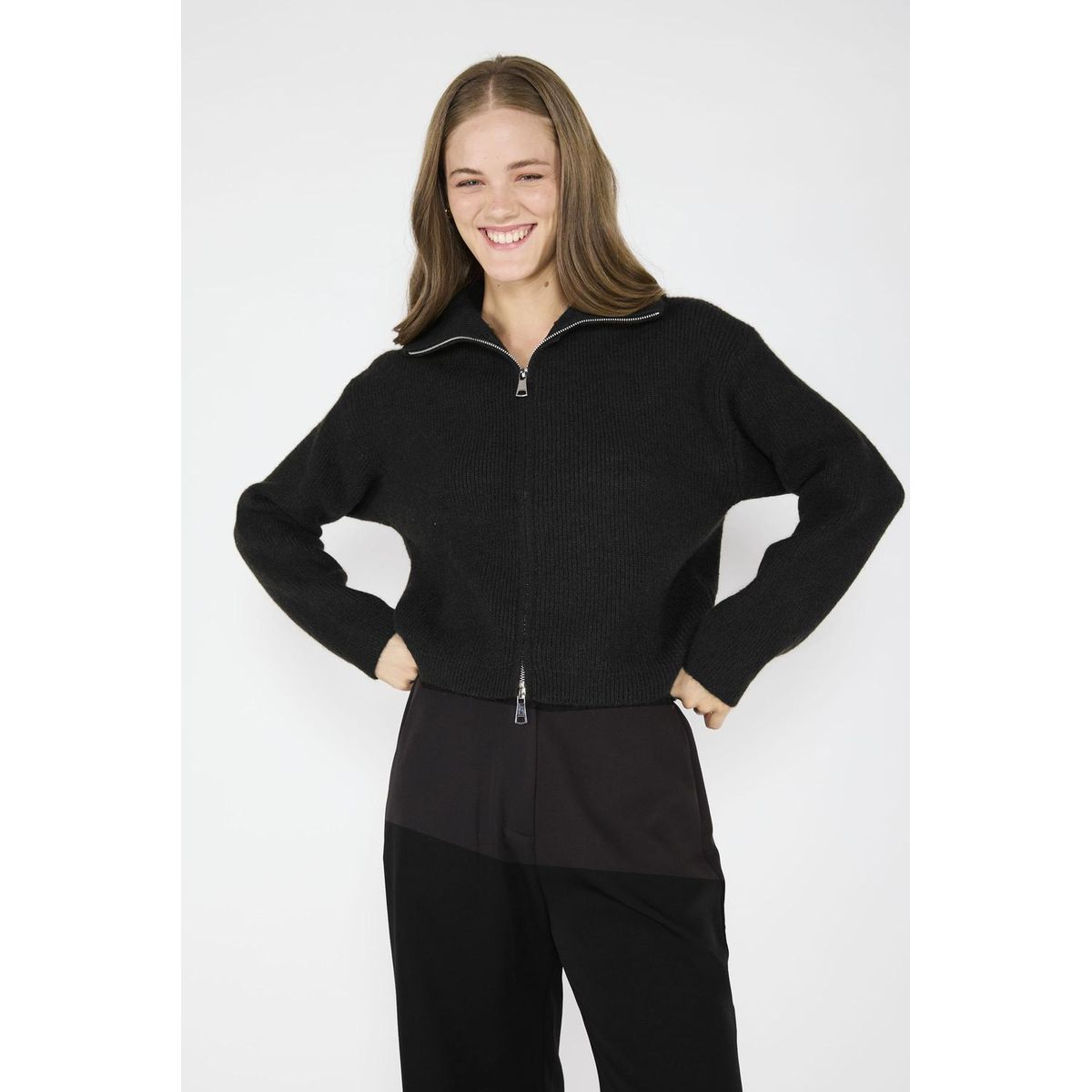 ECLIPSE - Sweater Blanca Negro