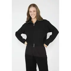 ECLIPSE - Sweater Blanca Negro