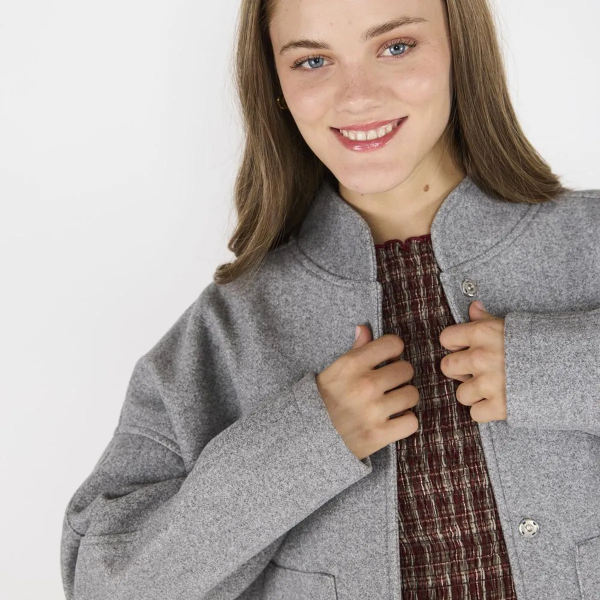 ECLIPSE - Chaqueta Bomber Alison Gris