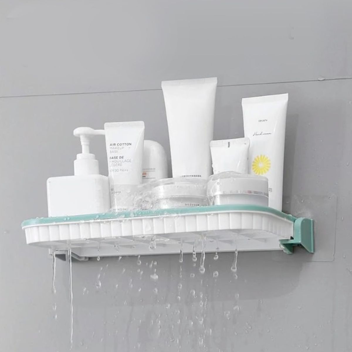 GENERICO - Repisa Estante De Baño Plegable De Pared Cocina Toallero