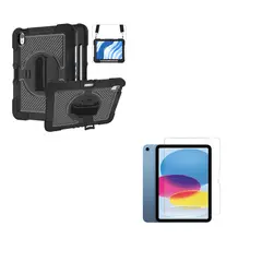 GENERICO - Funda Armadura 360 lamina Vidrio Para iPad Air 11 M4 2026