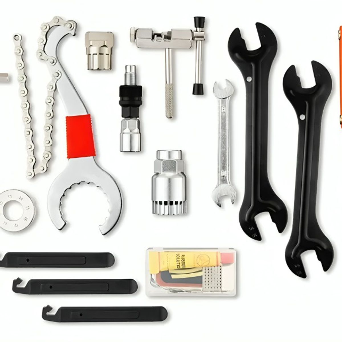 GENERICO - Kit Herramienta Para Reparación De Bicicleta 15 Accesorios