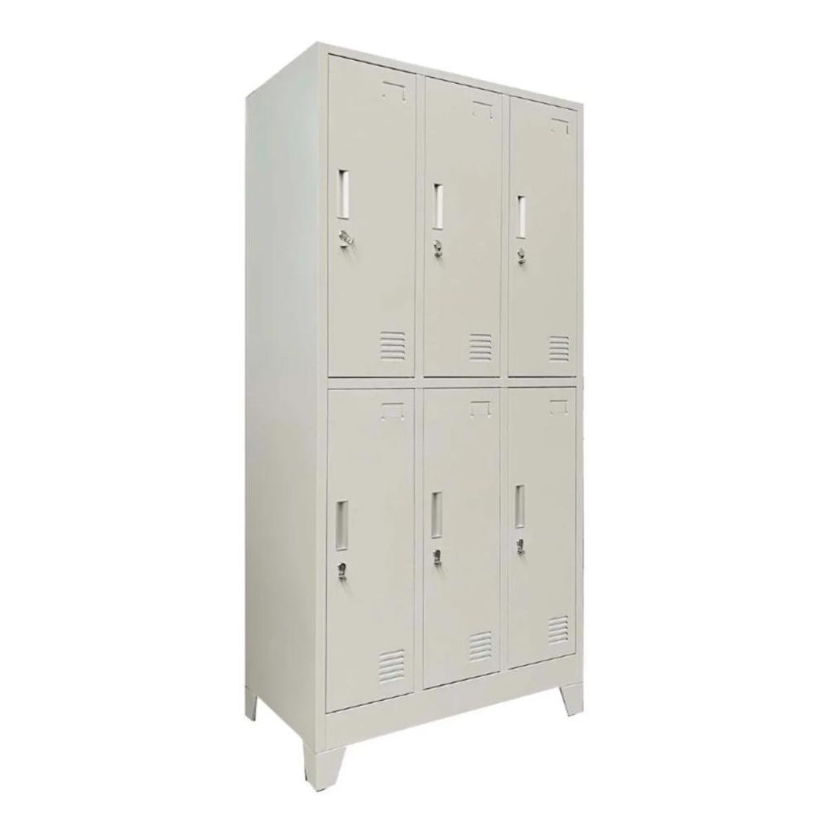IGPRO - Locker 3 Cuerpos 6 Casilleros 180x90x45cm