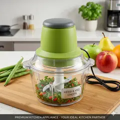 GENERICO - Picador Eléctrico, cortador de Carne, Verduras, Frutas Verde Lima