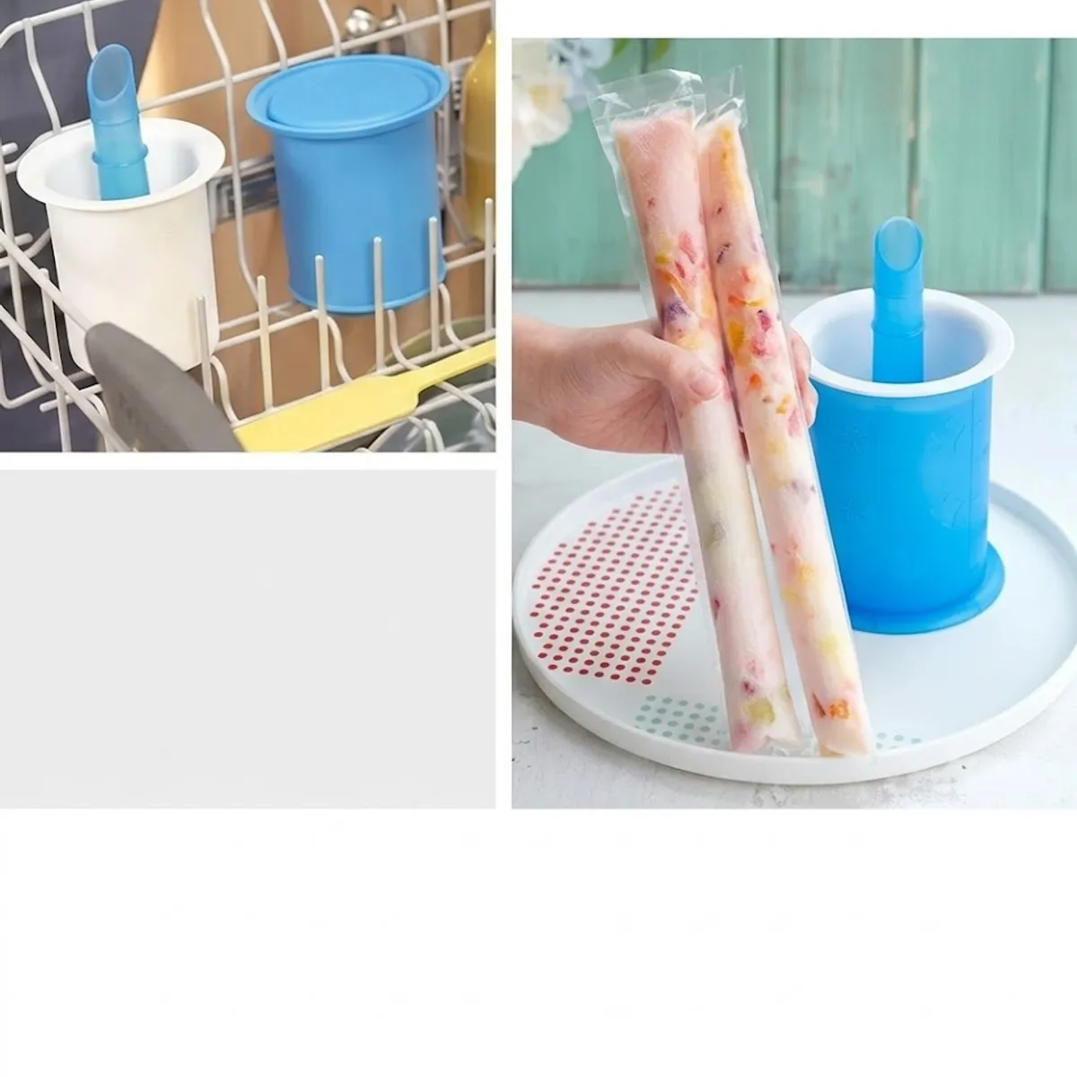 GENERICO - Molde para hacer helados caseros de silicona