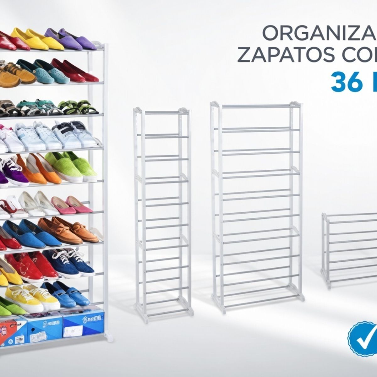 MOVI - Zapatero Organizador De Zapatos Hasta 36 Pares