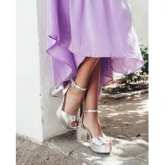 MI PLACARD - ZAPATOS DE FIESTA TRINI PLATEADO