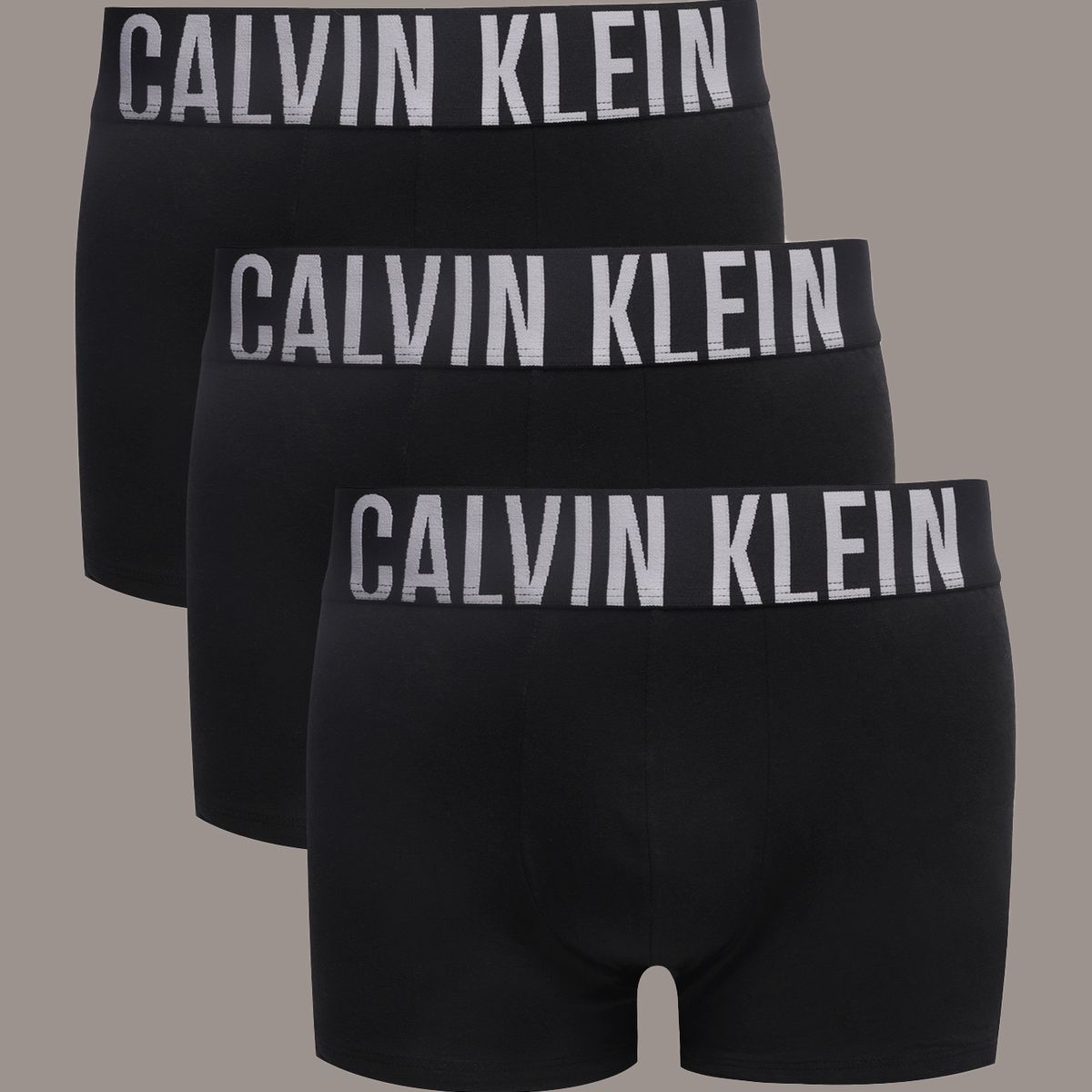 CALVIN KLEIN - Pack 3 Bóxers Trunk Intense Power Negro Calvin Klein