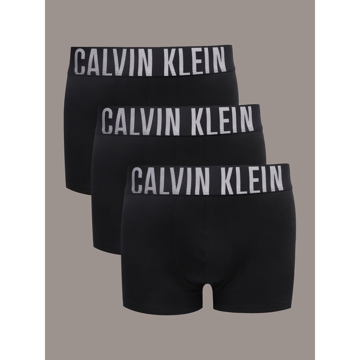 CALVIN KLEIN - Pack 3 Bóxers Trunk Intense Power Negro Calvin Klein
