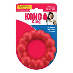 KONG - Ring Juguete Anillo Para Perros Pequeños Talla S / M - Rojo