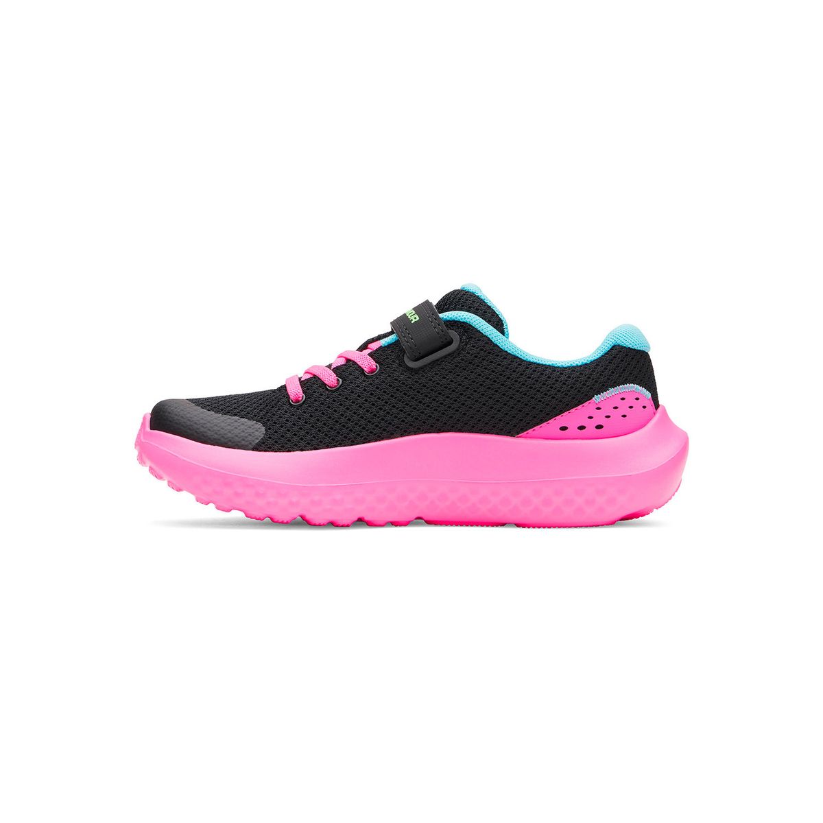 UNDER ARMOUR - Zapatilla Niña Preescolar UA Surge 4 AC Negro UNDER ARMOUR