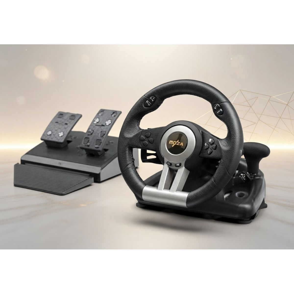 MOVI - Volante con Pedales Moza Racing para PC y Xbox