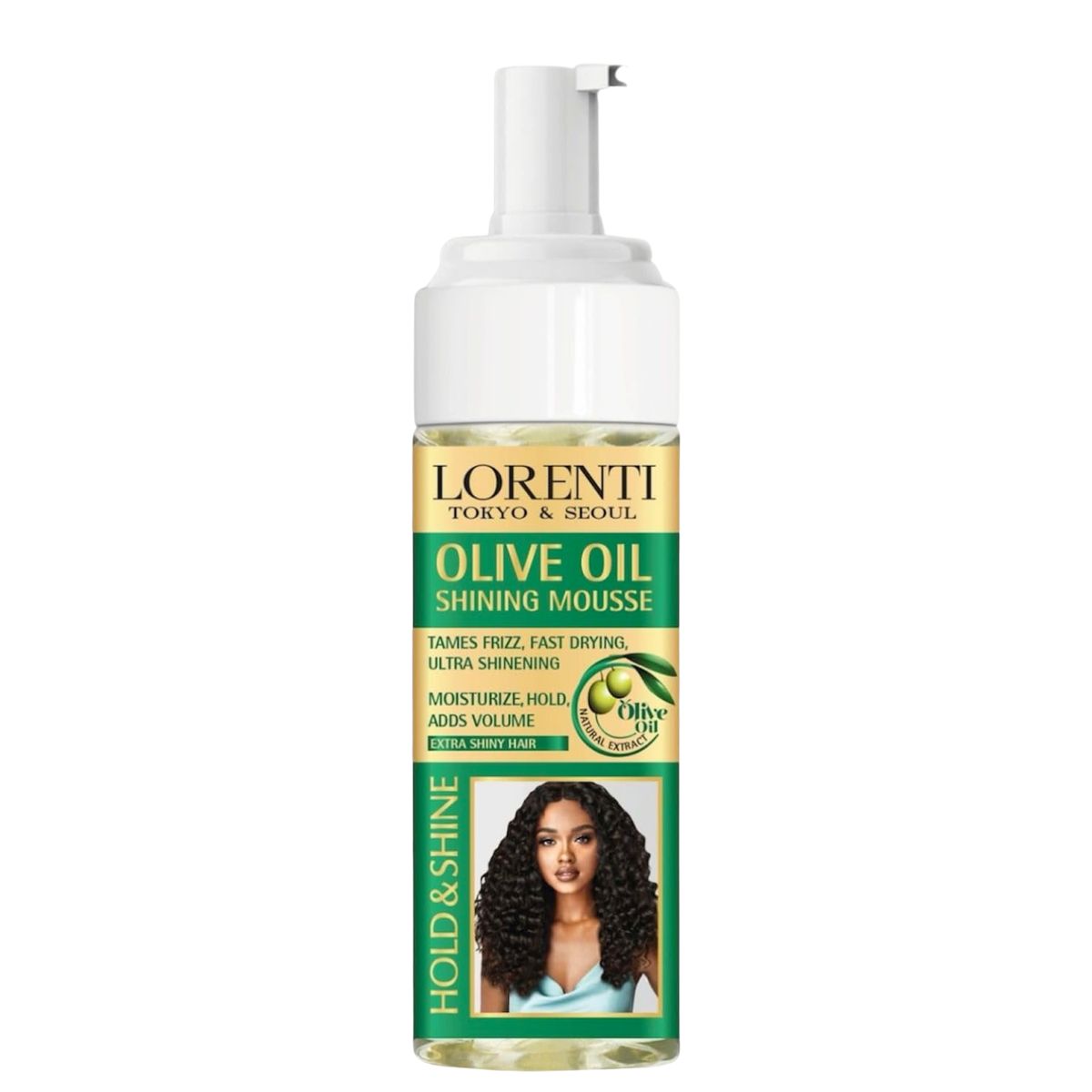 LORENTI PROFESSIONAL - Lorenti Espuma para Peinar Rizo Definidos Mousse brillante 200ML