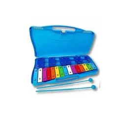 GENERICO - Xilófono Glockenspiel Profesional De 25 Notas Azul