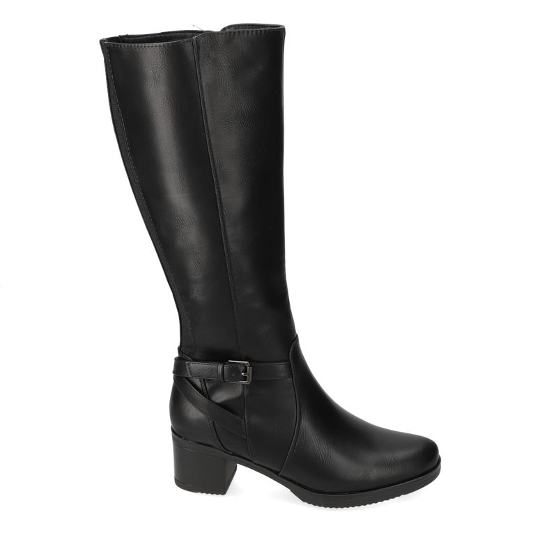 Bota Mujer Taco Negro