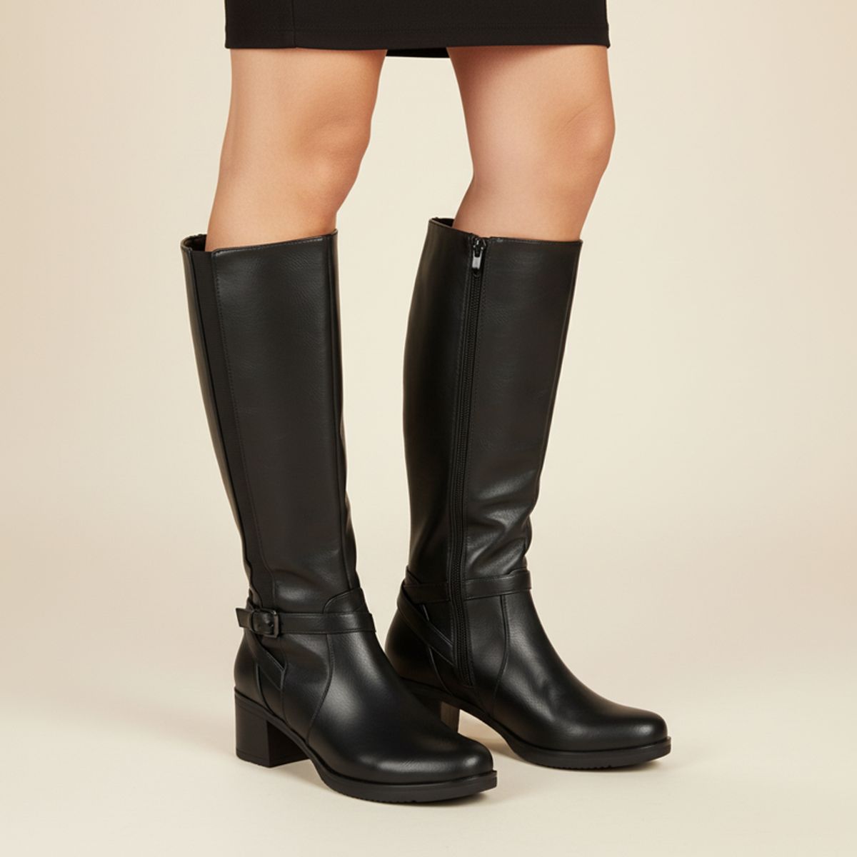 NEW WALK - Bota Taco New Walk Negro