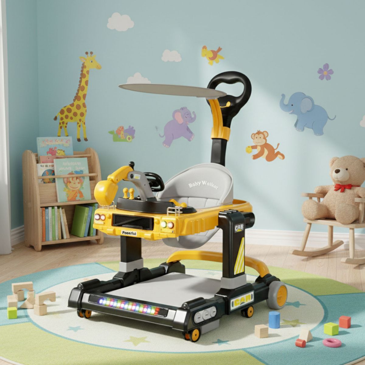 MON PETIT - Andador Retroexcavadora Con Palito