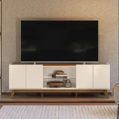 EXIT - Rack TV hasta 75 pulgadas 200x67x35 cm Beige - Guaruja