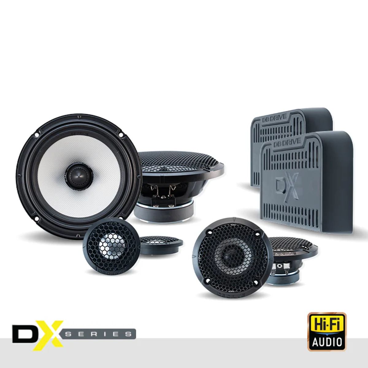 DB DRIVE - Parlantes componentes auto db Drive DX-S653C 125 W  6.5″