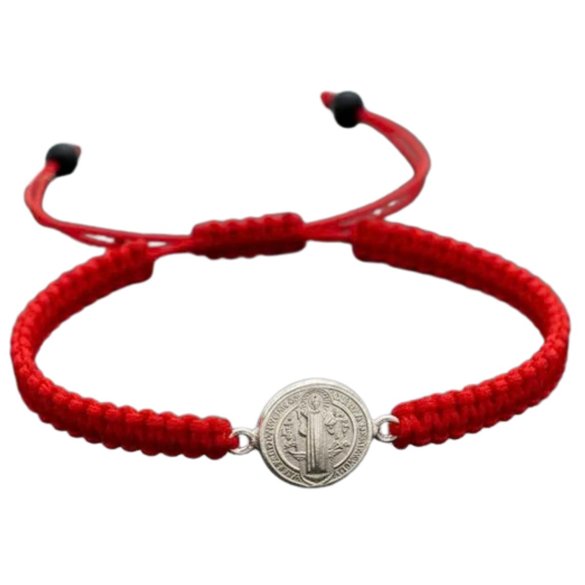GENERICO - Pulsera Hilo Rojo San Benito Amuleto Protección Ajustable