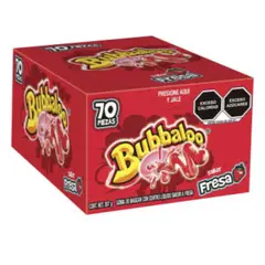 BUBBALOO - Chicles Frutilla 70 un x 5.1 g