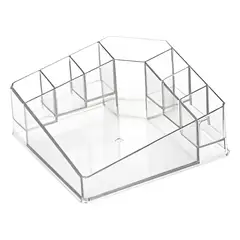 GENERICO - Organizador Acrílico Transparente para Maquillaje 7x13.5cm