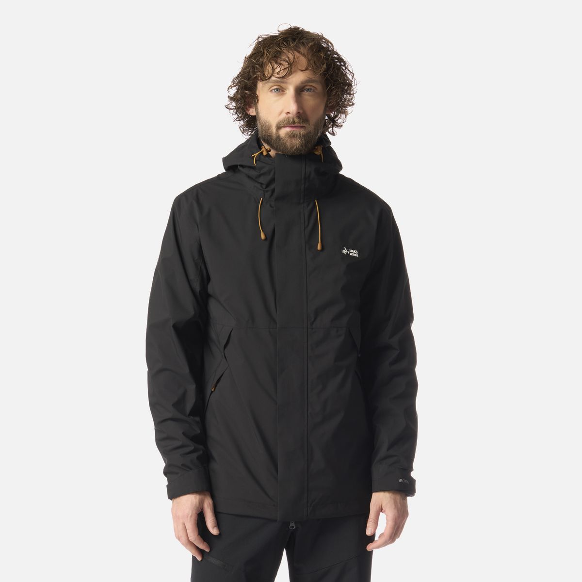 HAKA HONU - Chaqueta Hombre Escarcha Negro Haka Honu