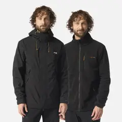 HAKA HONU - Chaqueta Hombre Escarcha Negro