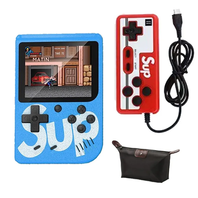 BRO TOUMI Consola de videojuegos SUP 3" 400 in 1 Juegos - Azul