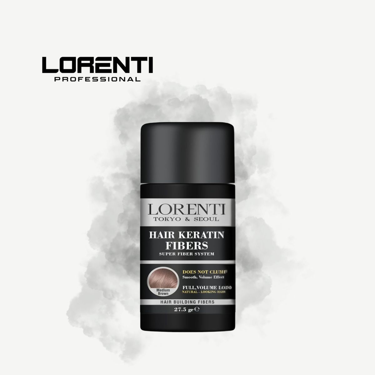LORENTI PROFESSIONAL - Lorenti Polvo Fibra Capilar Castaño Medio 27GR