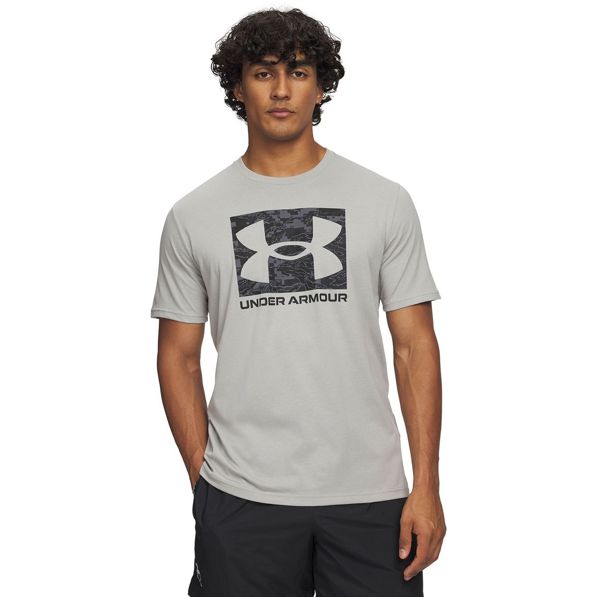 UNDER ARMOUR - Polera M/C Hombre Abc Camo Boxed Logo Ss Polera Gris UNDER ARMOUR