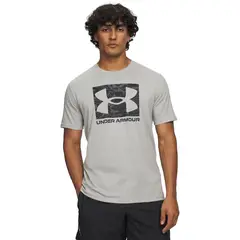 UNDER ARMOUR - Polera M/C Hombre Abc Camo Boxed Logo Ss Polera Gris